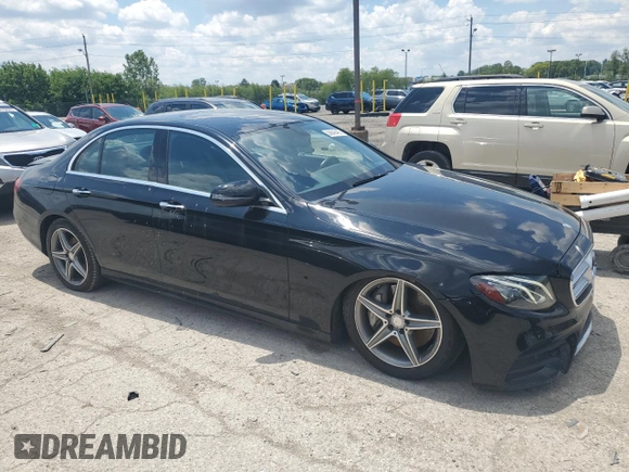 2017 Mercedes-Benz E 300 Luxury with VIN WDDZF4KB7HA017434, listed as a Copart auction lot 58845495 with 73,971 mi miles and Salvage title. Bid and sale history available at DreamBid. Image 4.