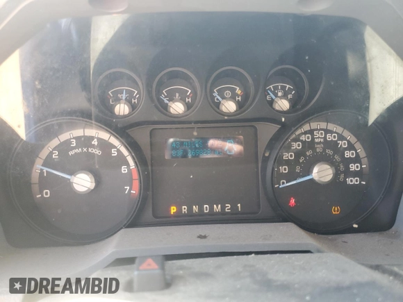 2012 Ford F-250 XL with VIN 1FDBF2A62CEC46556, listed as a Copart auction lot 74825264 with 269,828 mi miles and Clean title. Bid and sale history available at DreamBid. Image 9.