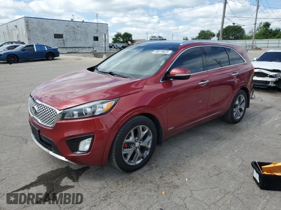 2016 Kia Sorento SX with VIN 5XYPKDA50GG026449, listed as a Copart auction lot 65619625 with 144,712 mi miles and Clean title. Bid and sale history available at DreamBid. Image 1.