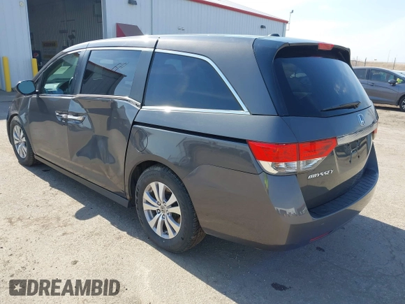 2014 Honda Odyssey EX-L z VIN 5FNRL5H64EB031426, wystawiony jako IAAI lot #41777542 z przebiegiem 162 426 mil mil oraz . Historia ofert i sprzedaży dostępna na DreamBid. Obrazek 3.