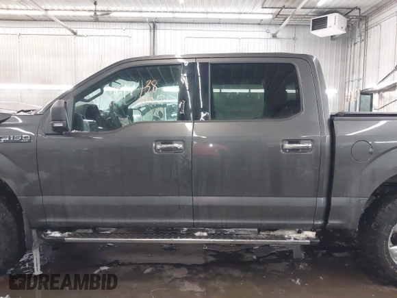2018 Ford F-150 XL with VIN 1FTEW1E53JKF58493, listed as a IAAI auction lot 41517438 with 159,483 mi miles. Bid and sale history available at carsss.com. Image 15.