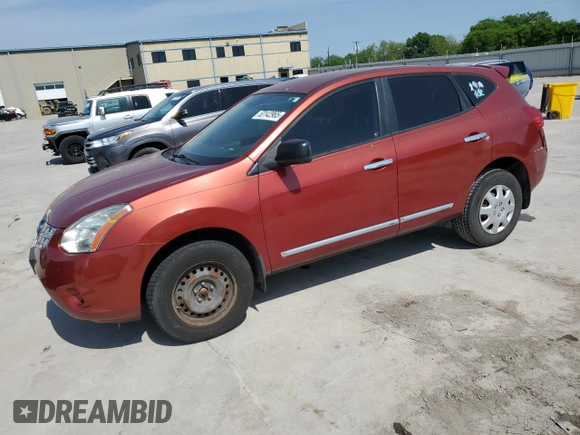 2011 Nissan Rogue SV with VIN JN8AS5MTXBW189616, listed as a Copart auction lot 53142965 with 210,170 mi miles and Clean Title. Bid and sale history available at DreamBid. Image 1.