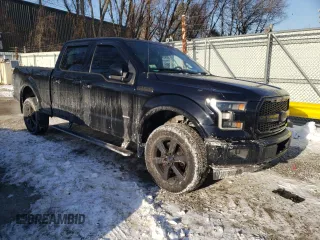 2017 Ford F-150 XL with VIN 1FTFW1EG0HFC24981, listed as a Copart auction lot 42326465 with 82,342 mi miles and Salvage Title. Bid and sale history available at carsss.com. Image 4.