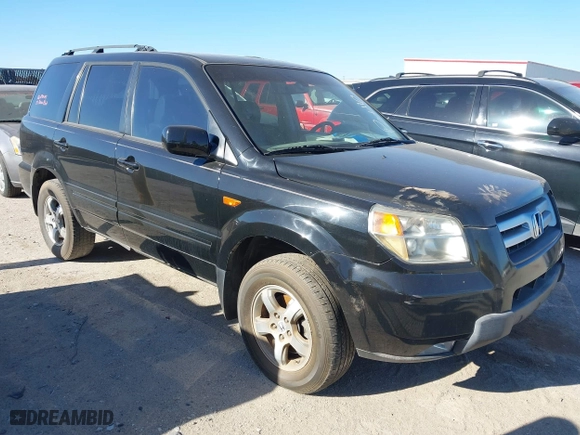 2007 Honda Pilot EX-L with VIN 5FNYF28557B003291, listed as a IAAI auction lot 41812795 with 191,493 mi miles. Bid and sale history available at carsss.com. Image 1.