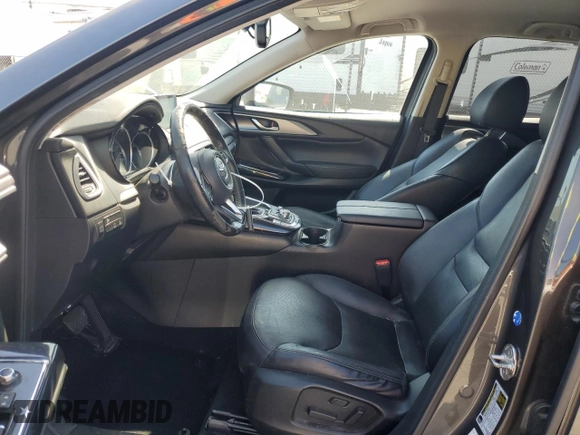 2016 Mazda CX-9 Touring with VIN JM3TCACY1G0108947, listed as a Copart auction lot 58562225 with 86,014 mi miles and Salvage title. Bid and sale history available at DreamBid. Image 7.