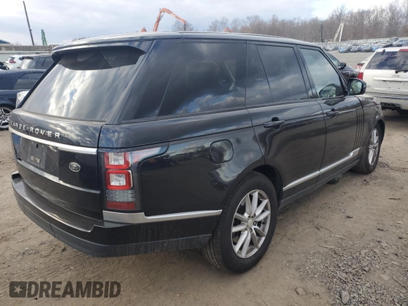 2014 Land Rover Range Rover with VIN SALGR2WF4EA137822, listed as a Copart auction lot 82494434 with Not Provided miles and Salvage Title. Bid and sale history available at DreamBid. Image 3.