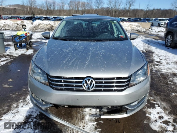 2012 Volkswagen Passat SEL with VIN 1VWCP7A36CC097828, listed as a Copart auction lot 46071215 with 156,525 mi miles and Salvage Title. Bid and sale history available at carsss.com. Image 5.