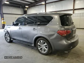 2015 Infiniti QX80 with VIN JN8AZ2NE1F9082792, listed as a Copart auction lot 48997125 with 128,947 mi miles and Salvage Title. Bid and sale history available at carsss.com. Image 2.
