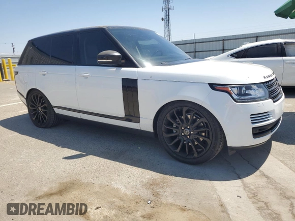 2016 Land Rover Range Rover with VIN SALGR2VFXGA265857, listed as a Copart auction lot 61503835 with 80,488 mi miles and Clean title. Bid and sale history available at DreamBid. Image 4.