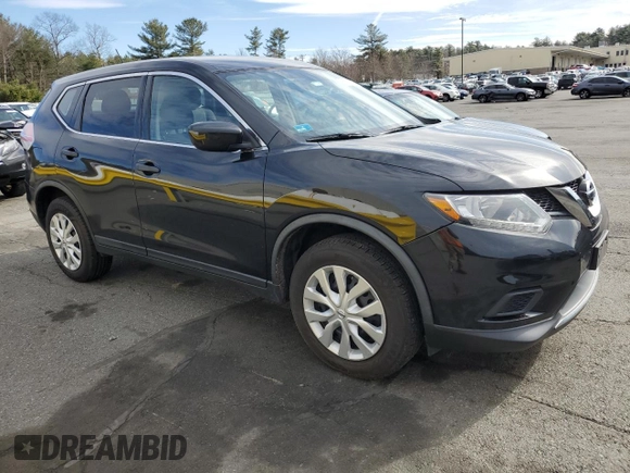 2016 Nissan Rogue S with VIN KNMAT2MV0GP696793, listed as a Copart auction lot 50776305 with 103,112 mi miles and Salvage Title. Bid and sale history available at DreamBid. Image 4.