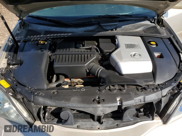 2006 Lexus RX 400h with VIN JTJHW31U860013816, listed as a Copart auction lot 58653215 with 265,114 mi miles and Salvage title. Bid and sale history available at DreamBid. Image 12.