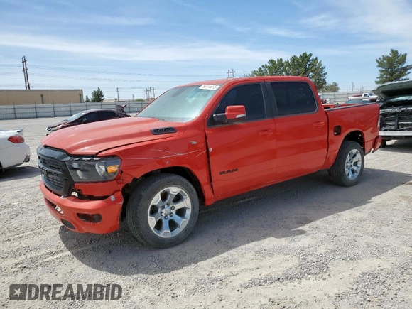 2020 Ram 1500 Big Horn с VIN 1C6RREFT2LN371851, выставлен на аукционе Copart как лот 56114675 с пробегом Не указан миль и Списание • Salvage title. История ставок и продаж доступна на DreamBid. Изображение 1.