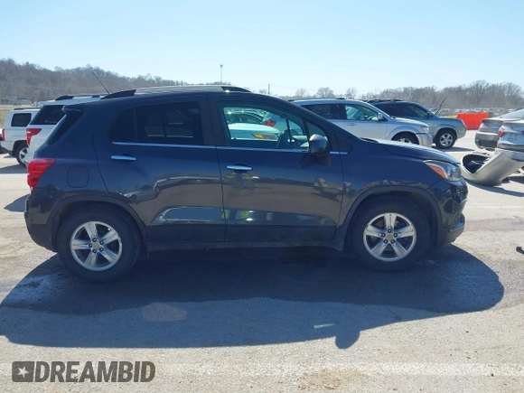 2018 Chevrolet Trax LT with VIN 3GNCJLSB5JL203424, listed as a IAAI auction lot 41738583 with 115,026 mi miles. Bid and sale history available at carsss.com. Image 14.