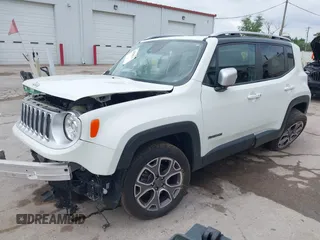 2017 Jeep Renegade Limited с VIN ZACCJBDB3HPG60590, выставлен на аукционе IAAI как лот 42521527 с пробегом 79 455 миль миль и . История ставок и продаж доступна на DreamBid. Изображение 2.
