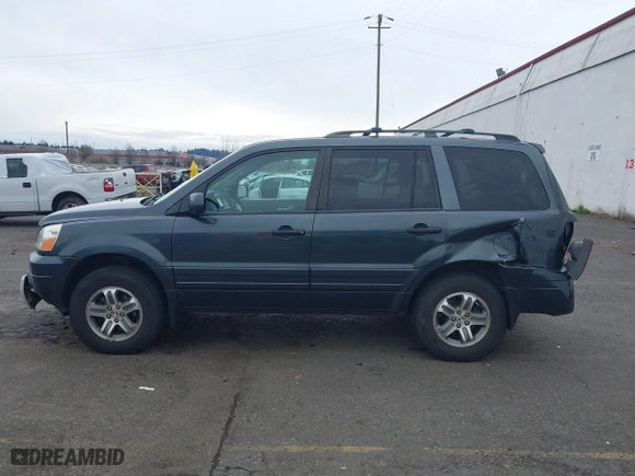 2004 Honda Pilot EX with VIN 2HKYF18444H583826, listed as a IAAI auction lot 41812601 with 196,846 mi miles. Bid and sale history available at carsss.com. Image 14.