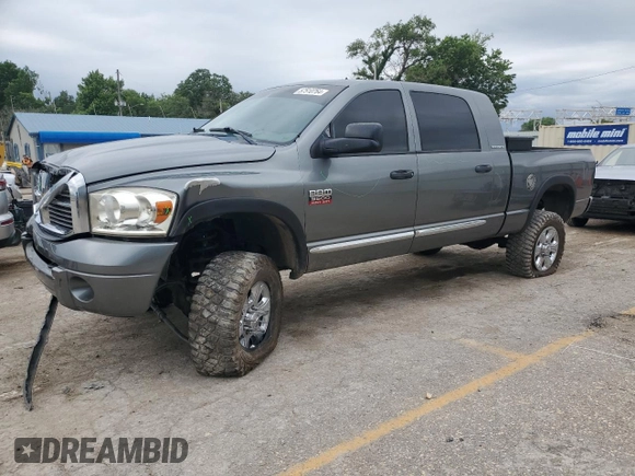 2007 Dodge Ram 3500 SXT with VIN 3D7MX39A47G781885, listed as a Copart auction lot 57510764 with 192,720 mi miles and Salvage Title. Bid and sale history available at carsss.com. Image 1.