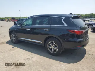 2020 Infiniti QX60 Pure with VIN 5N1DL0MM7LC518210, listed as a Copart auction lot 59403765 with 55,171 mi miles and Salvage title. Bid and sale history available at DreamBid. Image 2.