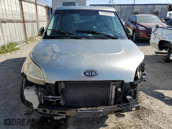 2010 Kia Soul + with VIN KNDJT2A22A7177505, listed as a Copart auction lot 52589345 with 112,466 mi miles and Salvage Title. Bid and sale history available at carsss.com. Image 5.
