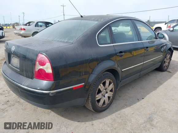 2005 Volkswagen Passat GLS with VIN WVWAD63B95P043100, listed as a IAAI auction lot 41576878 with 138,555 mi miles and . Bid and sale history available at DreamBid. Image 4.