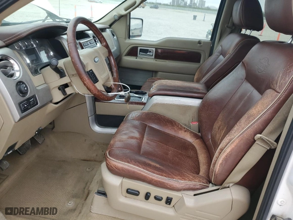 2010 Ford F-150 XL with VIN 1FTFW1CVXAKE58317, listed as a Copart auction lot 49792145 with 270,356 mi miles and Salvage Title. Bid and sale history available at carsss.com. Image 7.