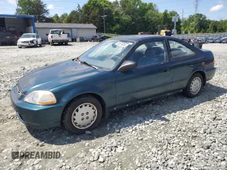 1997 Honda Civic DX z VIN 1HGEJ6224VL121710, wystawiony jako Copart lot #55976365 z przebiegiem 175 474 mil mil oraz Czysty tytuł • Clean title. Historia ofert i sprzedaży dostępna na DreamBid. Obrazek 1.