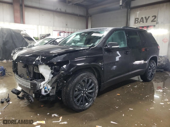 2023 Chevrolet Traverse RS with VIN 1GNEVJKW7PJ237109, listed as a Copart auction lot 45982665 with 26,971 mi miles and Salvage Title. Bid and sale history available at carsss.com. Image 1.