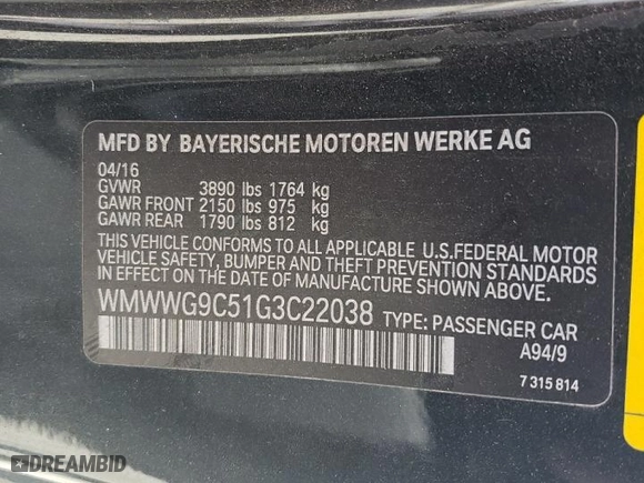 2016 MINI Cooper Convertible S with VIN WMWWG9C51G3C22038, listed as a Copart auction lot 71986764 with 109,071 mi miles and Salvage Title. Bid and sale history available at carsss.com. Image 13.