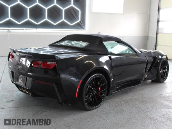 2017 Chevrolet Corvette Z06 3LZ z VIN 1G1YU3D60H5603836, wystawiony jako Copart lot #58603865 z przebiegiem 4 594 mil mil oraz Szkoda całkowita • Salvage title. Historia ofert i sprzedaży dostępna na DreamBid. Obrazek 3.