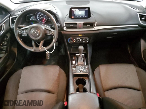 2018 Mazda 3 Sport with VIN 3MZBN1U74JM220440, listed as a Copart auction lot 52016995 with 43,577 mi miles and Salvage Title. Bid and sale history available at DreamBid. Image 8.
