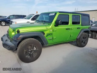 2018 Jeep Wrangler Unlimited Sport with VIN 1C4HJXDN6JW286918, listed as a Copart auction lot 49873765 with 43,787 mi miles and Salvage Title. Bid and sale history available at carsss.com. Image 1.