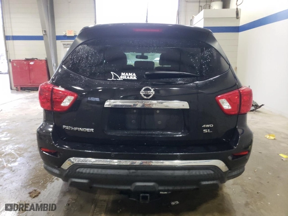 2018 Nissan Pathfinder SL with VIN 5N1DR2MM6JC623411, listed as a Copart auction lot 84332754 with 69,410 mi miles and Salvage Title. Bid and sale history available at carsss.com. Image 6.