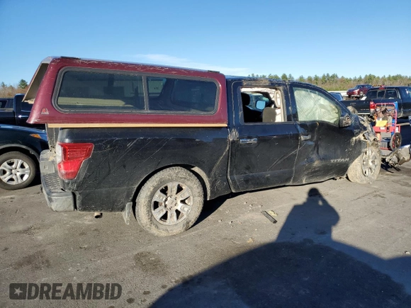 2017 Nissan Titan S with VIN 1N6AA1EJ4HN568708, listed as a Copart auction lot 79507594 with Not Provided miles and Salvage Title. Bid and sale history available at carsss.com. Image 3.
