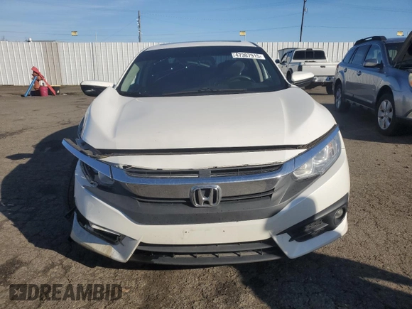 2017 Honda Civic EX-T with VIN 19XFC1F33HE010646, listed as a Copart auction lot 47307915 with 85,610 mi miles and Salvage Title. Bid and sale history available at carsss.com. Image 5.