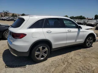 2020 Mercedes-Benz GLC 300 with VIN W1N0G8DB6LF765634, listed as a Copart auction lot 58969615 with 79,498 mi miles and Salvage title. Bid and sale history available at DreamBid. Image 3.
