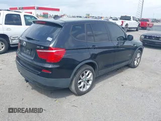 2013 BMW X3 xDrive35i with VIN 5UXWX7C54DL977781, listed as a IAAI auction lot 41912697 with 116,736 mi miles and . Bid and sale history available at DreamBid. Image 4.