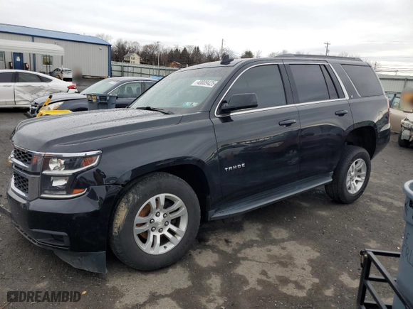 2018 Chevrolet Tahoe LT with VIN 1GNSKBKC8JR358649, listed as a Copart auction lot 48009425 with 98,055 mi miles and Salvage Title. Bid and sale history available at carsss.com. Image 1.