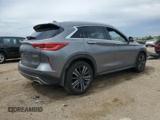 2021 Infiniti QX50 Luxe with VIN 3PCAJ5BB3MF120184, listed as a Copart auction lot 58276615 with 59,974 mi miles and Salvage title. Bid and sale history available at DreamBid. Image 3.