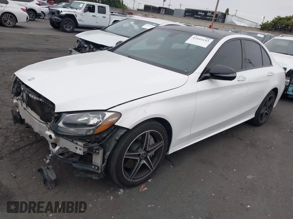 2017 Mercedes-Benz C 300 with VIN 55SWF4KB0HU213945, listed as a IAAI auction lot 42441143 with 100,274 mi miles and . Bid and sale history available at DreamBid. Image 2.