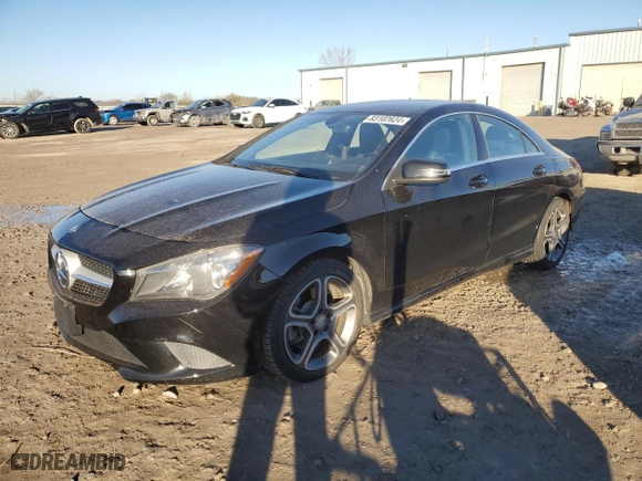 2014 Mercedes-Benz CLA-Class CLA 250 with VIN WDDSJ4EB8EN025686, listed as a Copart auction lot 83102624 with 75,155 mi miles and Clean Title. Bid and sale history available at carsss.com. Image 1.
