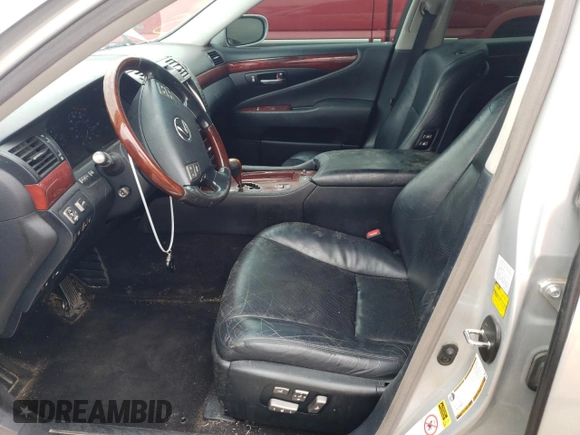 2008 Lexus LS 460 LWB with VIN JTHGL46F485031905, listed as a Copart auction lot 64310963 with 156,057 mi miles and Salvage Title. Bid and sale history available at carsss.com. Image 7.