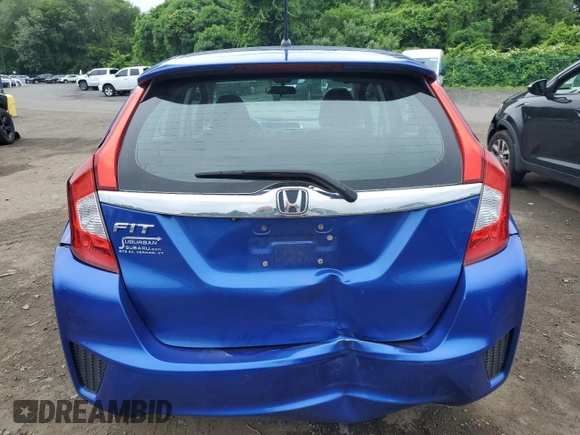 2015 Honda Fit EX-L with VIN 3HGGK5H88FM784984, listed as a Copart auction lot 61586085 with 123,394 mi miles and Salvage title. Bid and sale history available at DreamBid. Image 6.