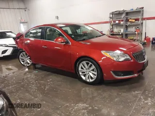 2014 Buick Regal Premium I with VIN 2G4GN5EX5E9266948, listed as a IAAI auction lot 40739406 with 107,488 mi miles. Bid and sale history available at carsss.com. Image 1.