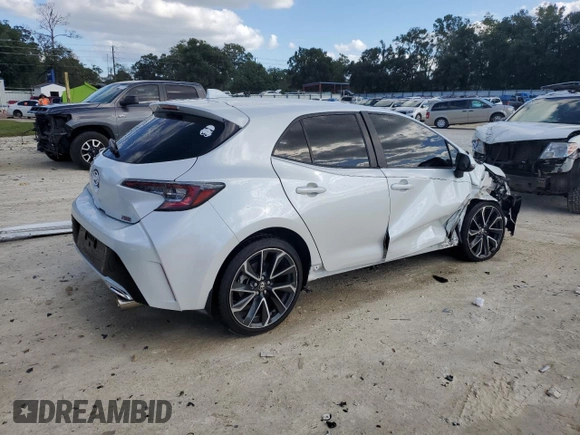 2021 Toyota Corolla Hatchback XSE with VIN JTNC4MBE0M3114470, listed as a Copart auction lot 75450734 with 38,346 mi miles and Non Repairable. Bid and sale history available at carsss.com. Image 3.