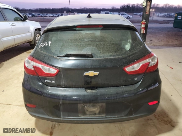 2017 Chevrolet Cruze LT with VIN 3G1BE6SMXHS520832, listed as a Copart auction lot 42002865 with 72,430 mi miles and Salvage Title. Bid and sale history available at carsss.com. Image 6.