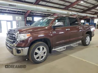 2017 Toyota Tundra Platinum z VIN 5TFAY5F1XHX653027, wystawiony jako Copart lot #53504875 z przebiegiem 167 825 mil mil oraz Czysty tytuł • Clean title. Historia ofert i sprzedaży dostępna na DreamBid. Obrazek 1.