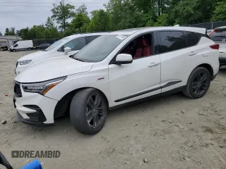 2021 Acura RDX w/A-Spec Package z VIN 5J8TC2H68ML048375, wystawiony jako Copart lot #57971645 z przebiegiem Nie podano mil oraz Szkoda całkowita • Salvage title. Historia ofert i sprzedaży dostępna na DreamBid. Obrazek 1.