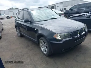 2006 BMW X3 3.0i with VIN WBXPA93456WG81492, listed as a IAAI auction lot 42134301 with 172,554 mi miles. Bid and sale history available at carsss.com. Image 1.