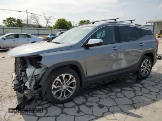 2020 GMC Terrain SLT with VIN 3GKALPEX9LL151408, listed as a Copart auction lot 60041265 with 75,323 mi miles and Salvage title. Bid and sale history available at DreamBid. Image 1.