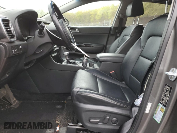 2019 Kia Sportage EX with VIN KNDPNCACXK7542002, listed as a Copart auction lot 53249515 with 110,708 mi miles and Salvage title. Bid and sale history available at DreamBid. Image 7.