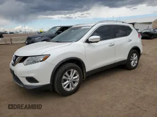 2015 Nissan Rogue SL z VIN 5N1AT2MV9FC922024, wystawiony jako Copart lot #54751275 z przebiegiem 123 460 mil mil oraz Szkoda całkowita • Salvage title. Historia ofert i sprzedaży dostępna na DreamBid. Obrazek 1.